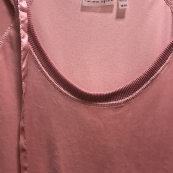 Nanette Lepore pink velour hooded sweatshirt - Picture 4 of 12